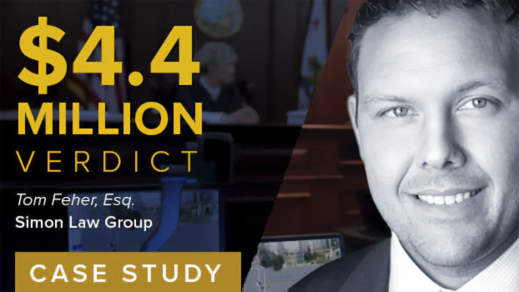 Attorney Tom Feher Secured a $4.4 Million Verdict with the support of MotionLit’s Trial Tech